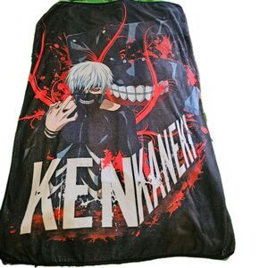 Funimation Tokyo Ghoul Ken Kaneki Throw Blanket 42 x 60 in Anime Style